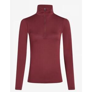 ICEBREAKER Merino Wool 260 Tech Long Sleeve Half Zip Base Layer Top Port XS $150